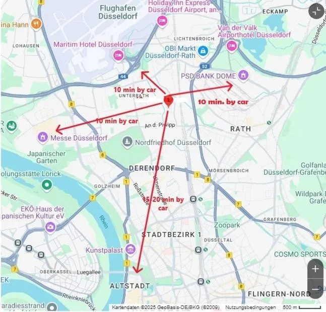 Image 5 of Apartment nähe Flughafen PSD Dome Merkur Arena